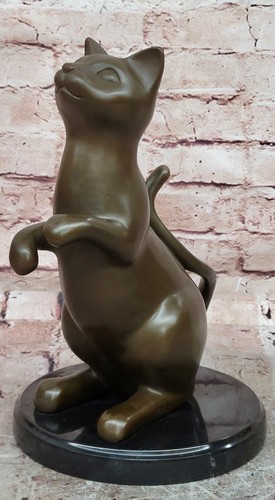 Statua bronzo milo cat - bronzo,