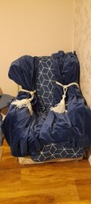 Tende vintage Curinta blu navy