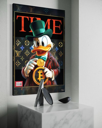 Quadro tela dagobert duck - quadro,