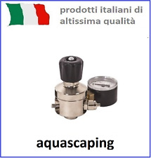 Riduttore di pressione AQUILI con 1 manometro di bassa - impianto CO2 acquario
