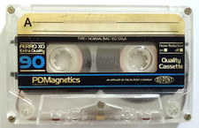 Mc Musicassetta Pdmagnetics Ferro Xq 90 Pdm Vintage Compact Cassette Tape Usata