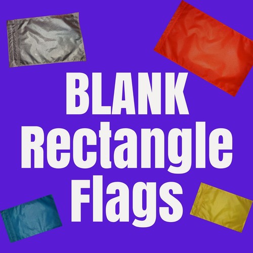 Bandiera rettangolare bianca - rettangolare,