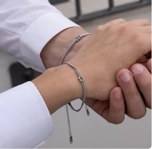 Coppia bracciale nodo - bracciale,