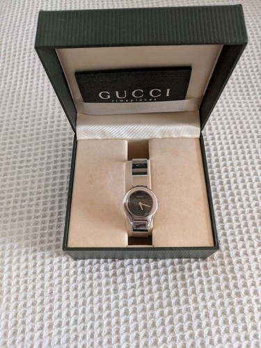 Gucci 6700l silver watch - watch, with