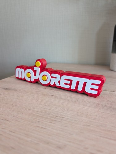 Logo majorette enseigne déco - enseigne,
