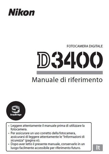 Per nikon d3400 manuale - per,