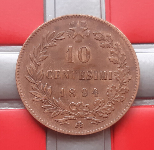 Centesimi 1894 - (£), (bi)