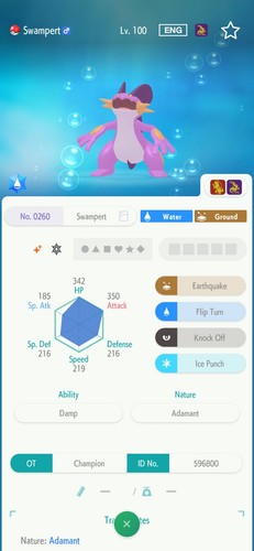 Swampert 6iv shiny battle - swampert,