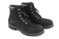 Stivali TIMBERLAND 6939R uomo pelle nera EU41,5 7,5 alti punta tonda stringati