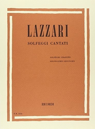 Lazzari solfeggi cantati - solfeggi,