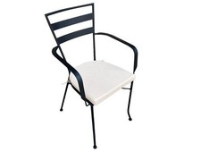 Panchina da Giardino in Resina 110x52x71 cm Bianco Genziana ProGarden