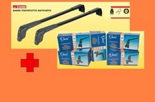 5600+38 BARRE PORTATUTTO/PORTAPACCHI DISCOVERY GEV NERE CON SERRATURE ANTIFURTO