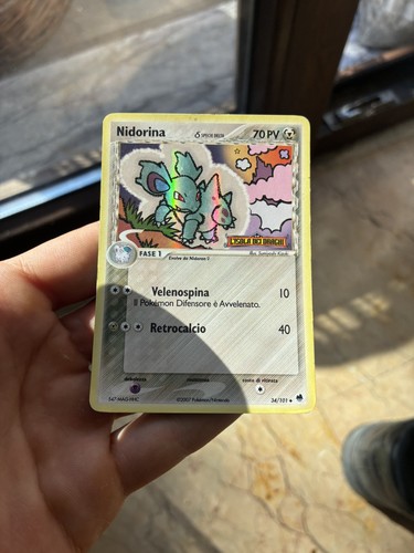 Carta pokémon nidorina - carta,