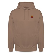 Stickmotiv Pommes in Rotem