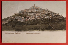 CARTOLINA ROMA PALOMBARA SABINA PANORAMA DELLA CITTA' 1900 ( C 88 )