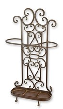 Un portaombrelli in ferro -