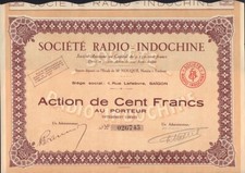 RADIO INDOCINE SAIGON VIETNAM