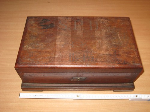 Grande scatola antica legno - scatola,
