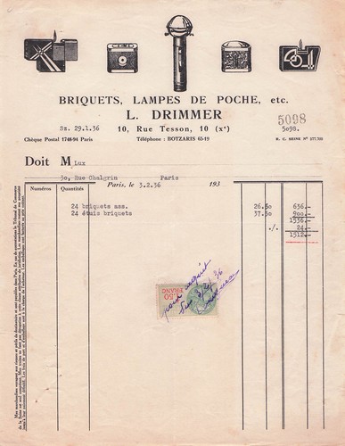 Paris briquetier drimmer - briquetier,