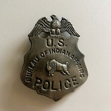 Distintivo polizia | US Bureau of Indian Affairs Police | colore argento
