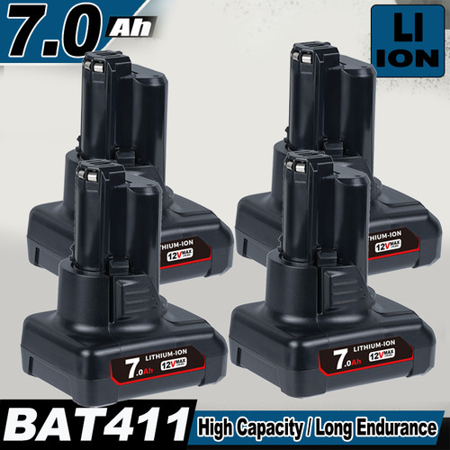 Bat411 batteria per bosch - 4x,
