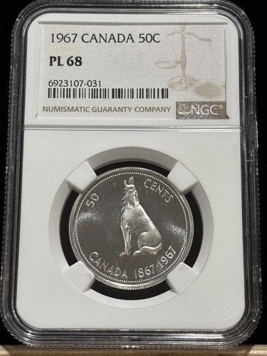 Canada centesimi 1967 ngc - canada,