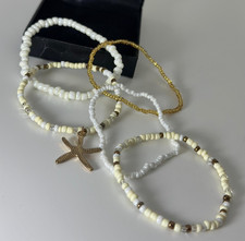 Set Bracciale Perline 5pz