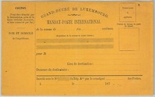 42282 - LUSSEMBURGO - STORIA POSTALE - CARTOLINA FORMULA CANCELLERIA -...