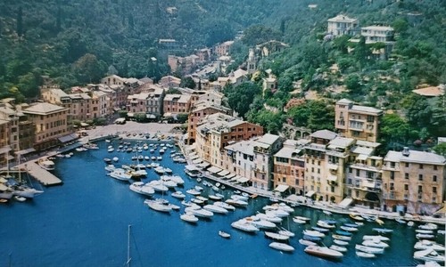 Cartolina portofino italia - cartolina,