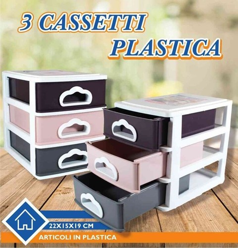Cassettiera cassetti - cassettiera, 3