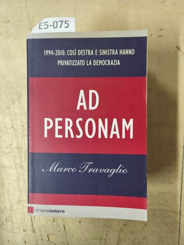 Personam marco travaglio - personam,