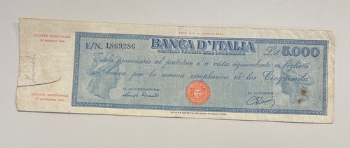 Banca italia banconota - nl*,