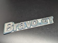 FIAT BRAVO GT LOGO SIGLA EMBLEMA FREGIO STEMMA SCRITTA BADGE TARGA TARGHETTA