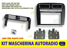 Mascherina Stereo Autoradio 2 DIN Specifica COMPATIBILE per FIAT Grande Punto