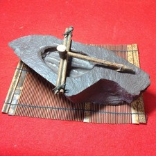 Okimono bacino tsukubai ornamento pietra giapponese vintage