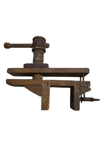 Antica morsa legno vintage - ,