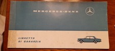 Libretto di assistenza/tagliandi originale per Mercedes 350se 1973.