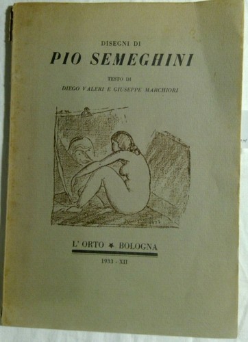 Disegni pio semeghini - di, 1933