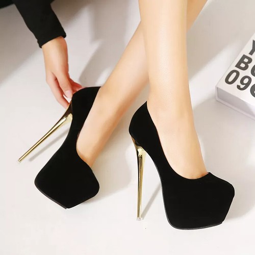 Decolte scarpe donna nero - , oro