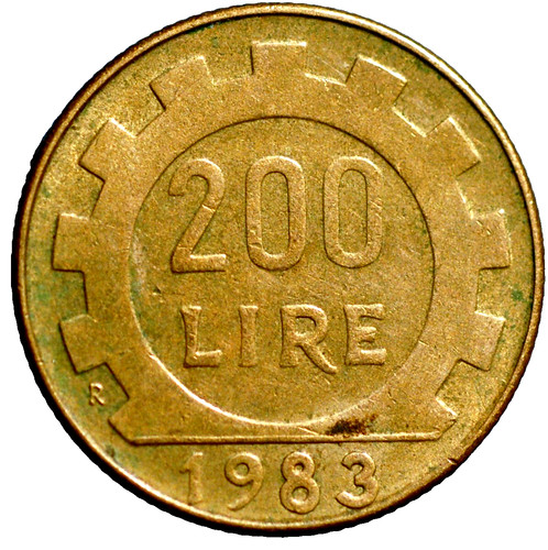 Italy 200 lire 1983 - italy, 105