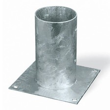 Ancoraggio d'appoggio per pali tondi 80 x 150 x 150 mm