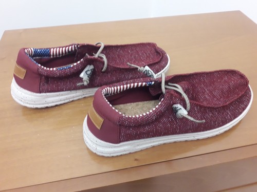 Mocassini rosso bordeaux con - mocassini,