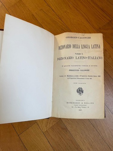 Dizionario latino italiano - dizionario, latino-italiano