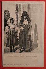CARTOLINA COSTUME DONNA DI GAVOI E BAMBINA DI BONO ( C 95 )