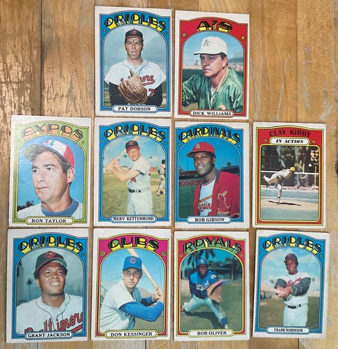 1972 pee chee baseball - o,