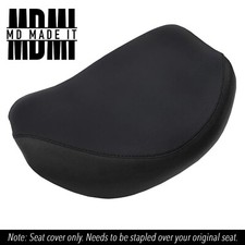 ADATTO PER YAMAHA XV 535 VIRAGO 90-03 COPRISEDILE ANTERIORE PERSONALIZZATO VINILE NERO