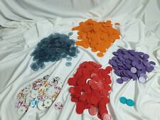 Stock di Gettoni in plastica USATI in rilievo per un totale di 877 pz.
