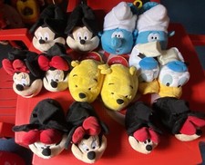 7 PAIA PANTOFOLE - PUFFI-MINNY-TOPOLINO-PAPERINO-ORSO Winnie the Pooh