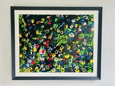 Mario Schifano 1982 Smalto E Acrilico Su Tela 80*100 Autentica Monica Schifano