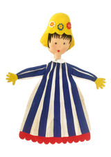 SUSANNA COLETTE ROSSELLI ANNI '50 PANNOLENCI STOFFA BAMBOLA GIOCHI